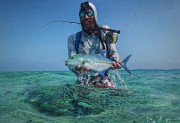 Fly fishing maldives Bluefin trevally 1